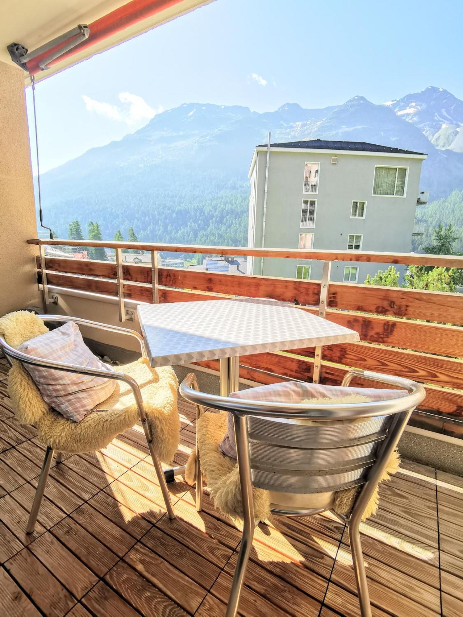 شقة Sankt Moritz Spirit Piz San Gian 14 المظهر الخارجي الصورة
