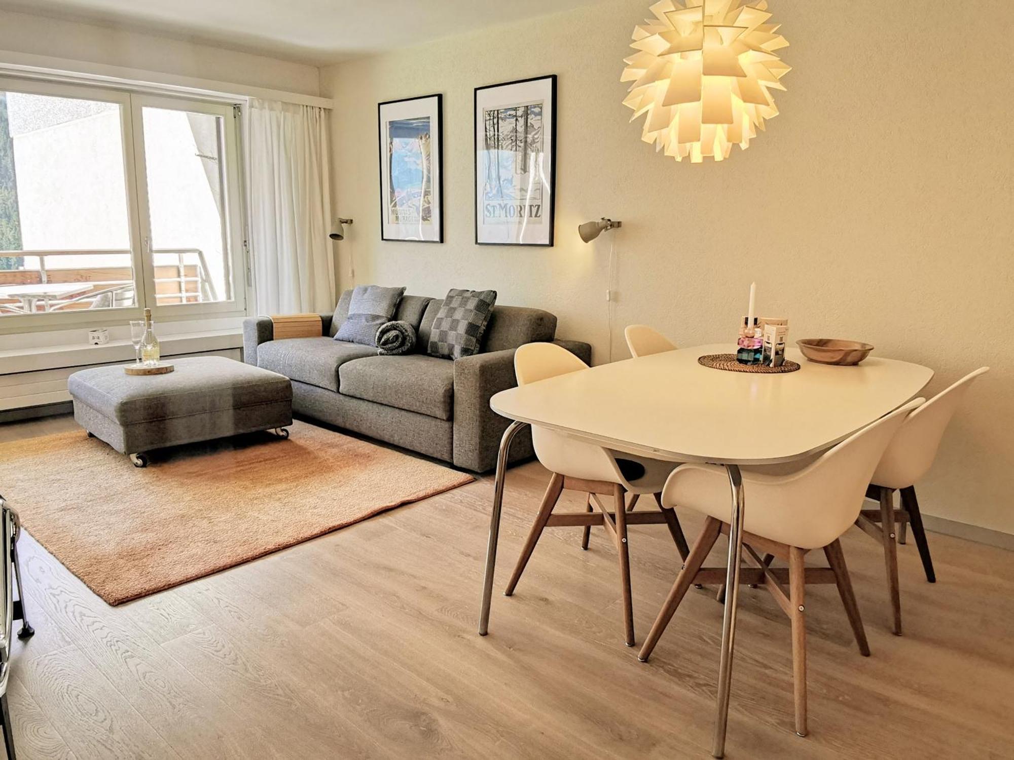 شقة Sankt Moritz Spirit Piz San Gian 14 المظهر الخارجي الصورة