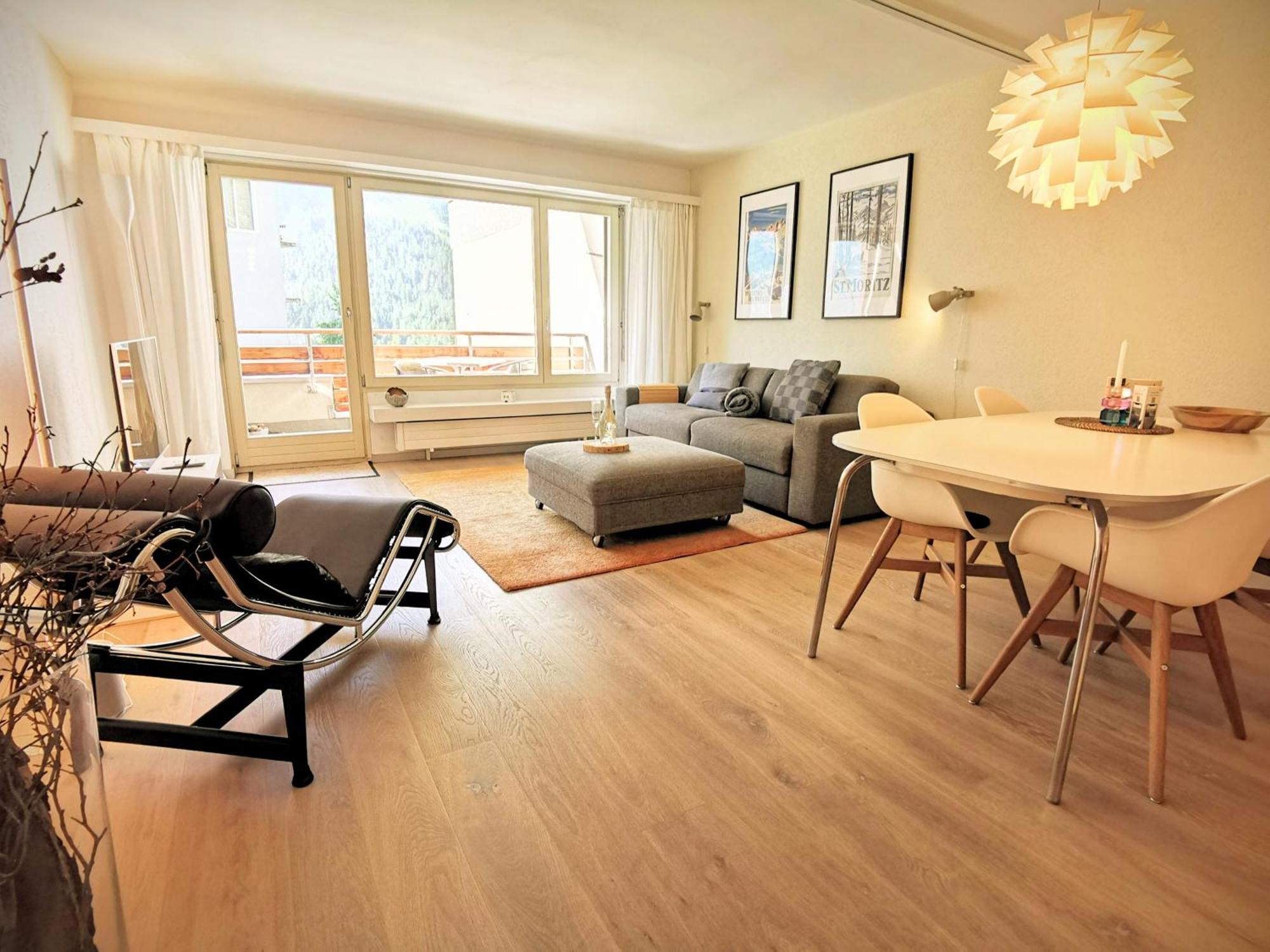 شقة Sankt Moritz Spirit Piz San Gian 14 المظهر الخارجي الصورة