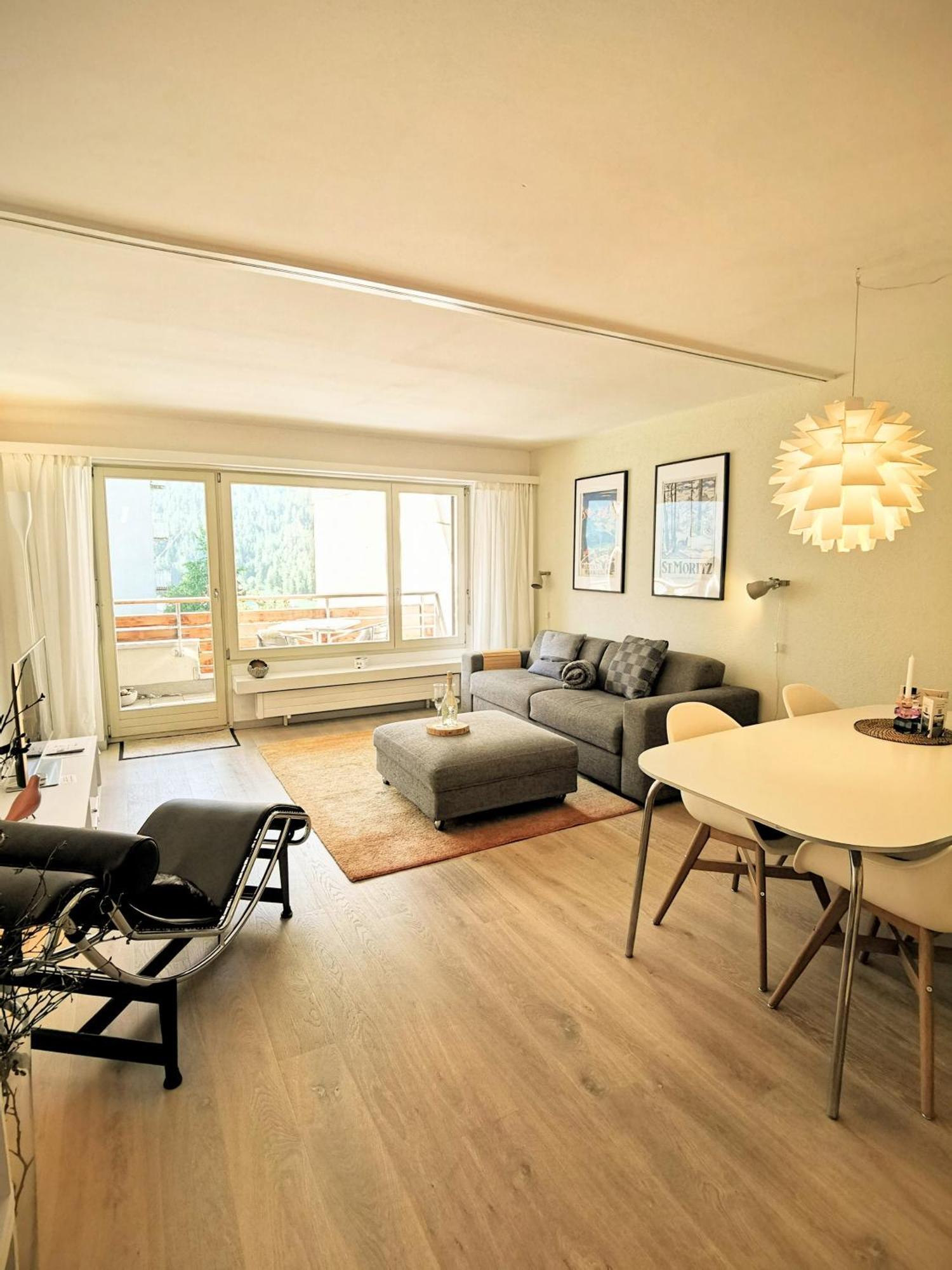 شقة Sankt Moritz Spirit Piz San Gian 14 المظهر الخارجي الصورة
